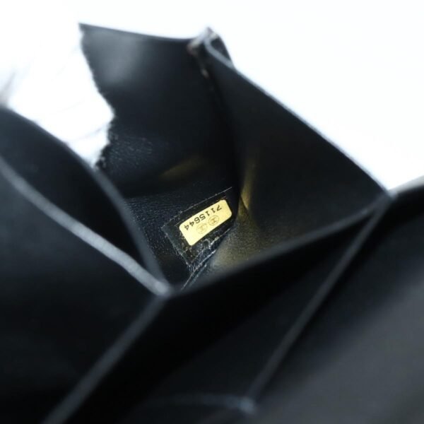 Chanel Black Cameilia Flap Clutch