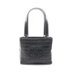 Chanel Black Chocolate Bar Tote bag