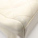 Chanel White Matelassé Chain Shoulder Bag