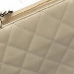 Chanel White Matelassé Chain Shoulder Bag