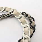 Chanel White Matelassé Chain Shoulder Bag