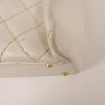 Chanel White CC Stitch Handbag