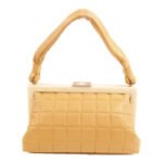 Chanel Yellow CC Lambskin Handbag