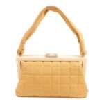 Chanel Yellow CC Lambskin Handbag