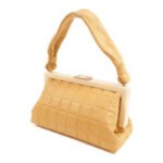 Chanel Yellow CC Lambskin Handbag