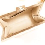 Chanel Yellow CC Lambskin Handbag