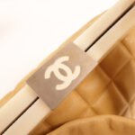 Chanel Yellow CC Lambskin Handbag