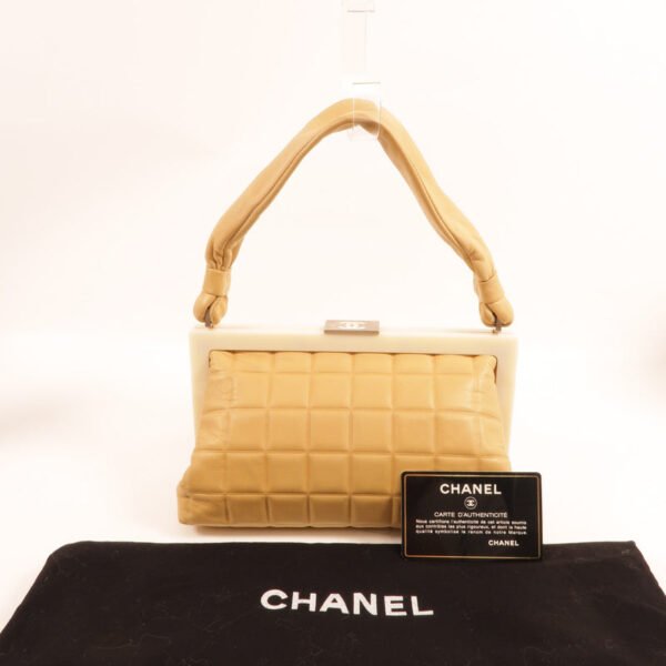 Chanel Yellow CC Lambskin Handbag