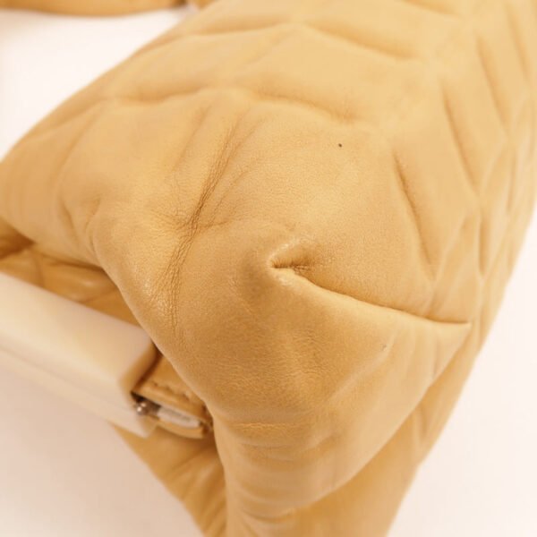 Chanel Yellow CC Lambskin Handbag