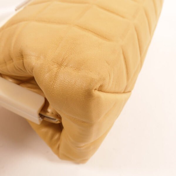 Chanel Yellow CC Lambskin Handbag