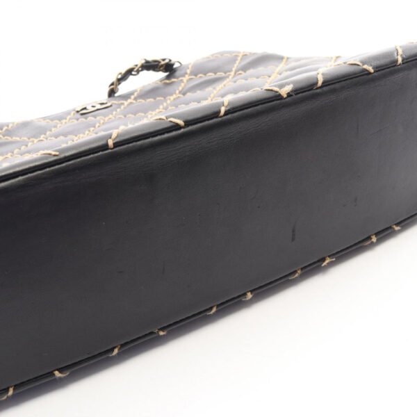 Chanel Black Wild Stitch Chain Shoulder Bag