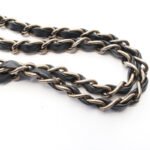 Chanel Black Wild Stitch Chain Shoulder Bag