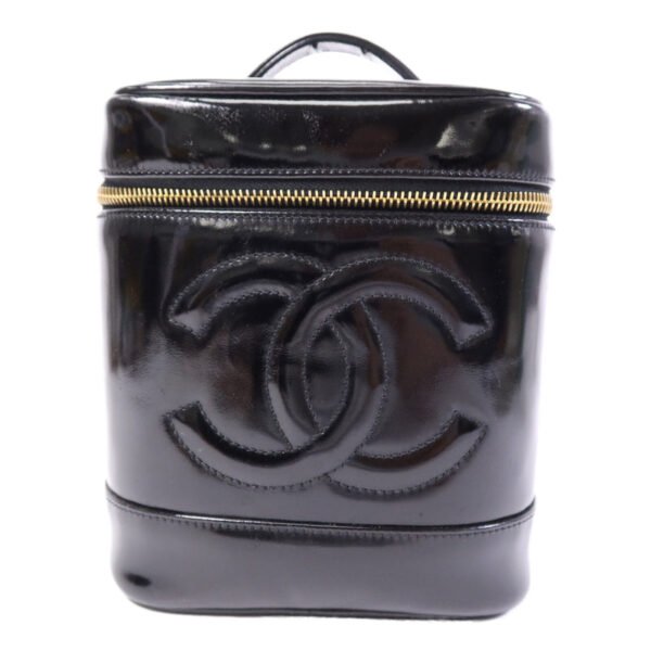 Chanel Black Vintage Vanity Case