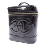Chanel Black Vintage Vanity Case