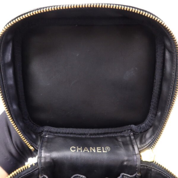Chanel Black Vintage Vanity Case