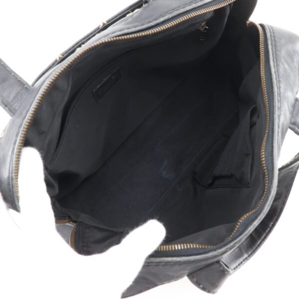 Chanel Black Surpique Large Boston