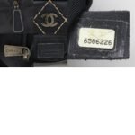 Chanel Black Surpique Large Boston