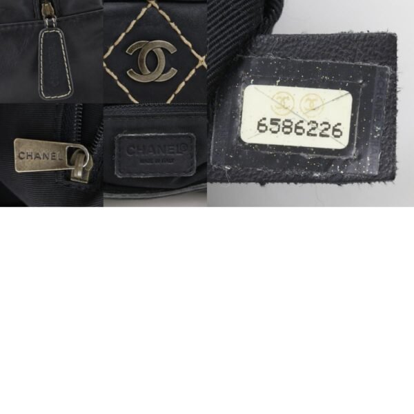Chanel Black Surpique Large Boston