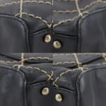 Chanel Black Surpique Large Boston