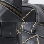 Chanel Black Surpique Large Boston