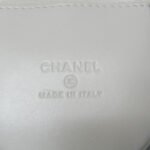 Chanel White Chain Around Mini Coin Purse