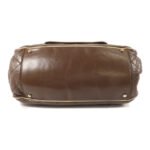 Chanel Brown East West Accordion Flap