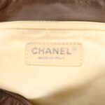 Chanel Brown East West Accordion Flap