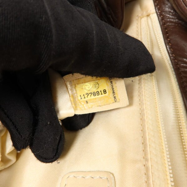 Chanel Brown East West Accordion Flap