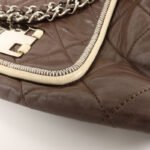 Chanel Brown East West Accordion Flap