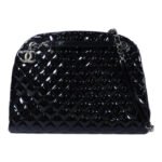 Chanel Black Just Mademoiselle Bowling Shoulder Bag