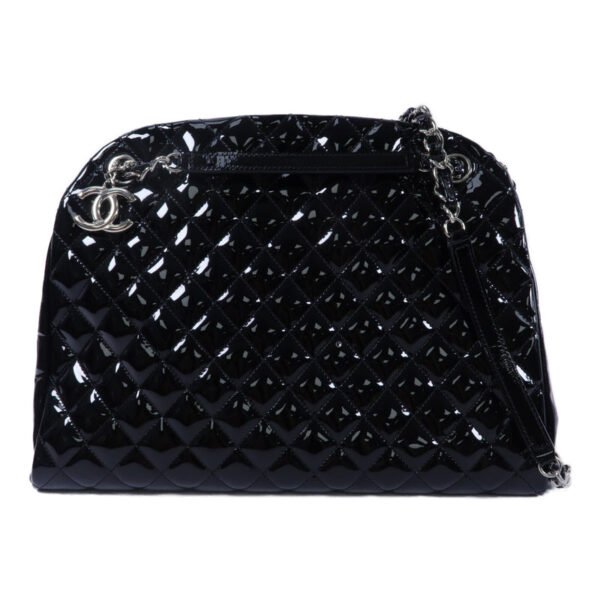 Chanel Black Just Mademoiselle Bowling Shoulder Bag