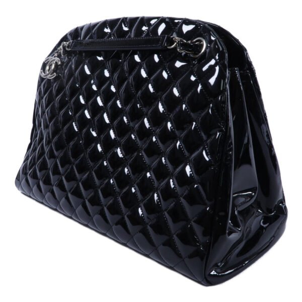 Chanel Black Just Mademoiselle Bowling Shoulder Bag