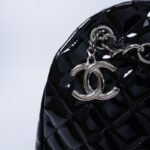 Chanel Black Just Mademoiselle Bowling Shoulder Bag