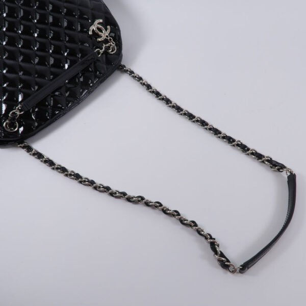 Chanel Black Just Mademoiselle Bowling Shoulder Bag