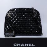 Chanel Black Just Mademoiselle Bowling Shoulder Bag