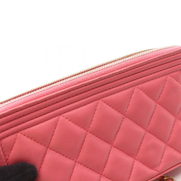 Chanel Pink Le Boy Lambskin WOC