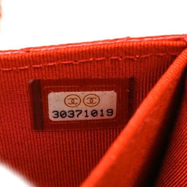 Chanel Red Vintage Cavier CC Mini Chain Cross-body Bag