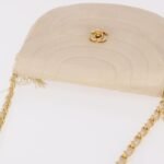 Chanel Rosemary Pink Satin Vintage Round Flap