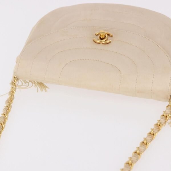 Chanel Rosemary Pink Satin Vintage Round Flap