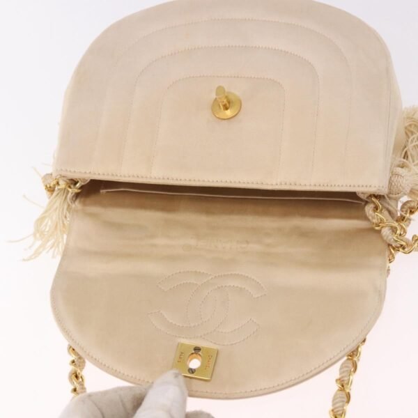 Chanel Rosemary Pink Satin Vintage Round Flap