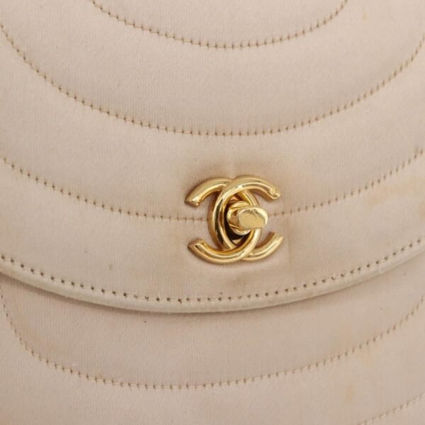 Chanel Rosemary Pink Satin Vintage Round Flap