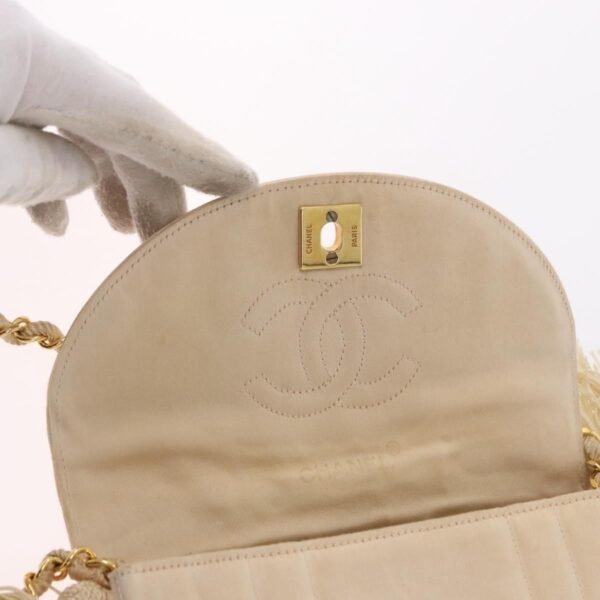Chanel Rosemary Pink Satin Vintage Round Flap