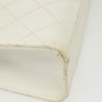 Chanel White Quilted Caviar Chain Shoulder Bag