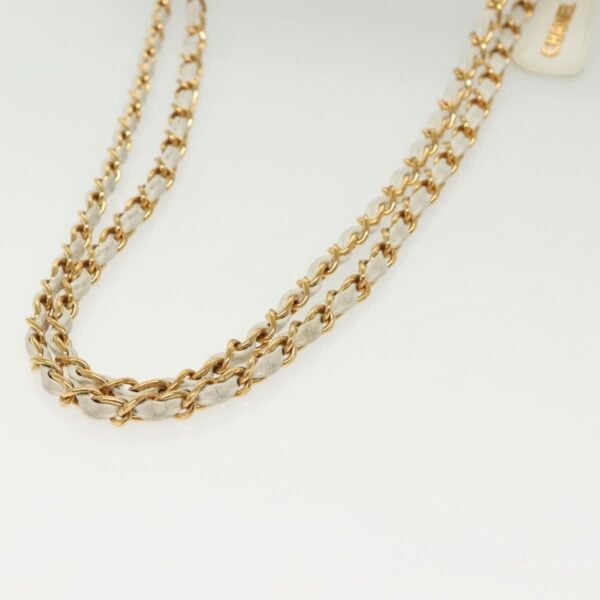 Chanel White Quilted Caviar Chain Shoulder Bag