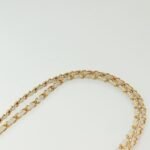 Chanel White Quilted Caviar Chain Shoulder Bag