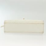 Chanel White Quilted Caviar Chain Shoulder Bag