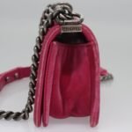 Chanel Pink Velvet Le Boy