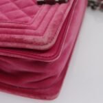 Chanel Pink Velvet Le Boy