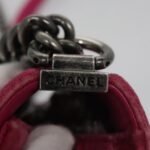 Chanel Pink Velvet Le Boy