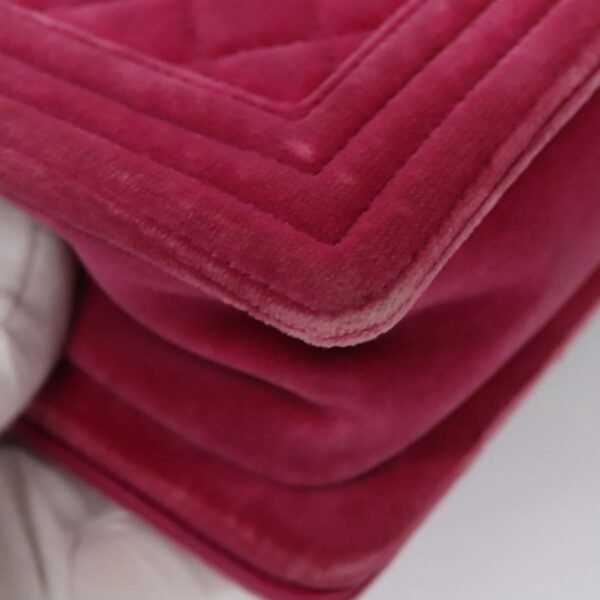 Chanel Pink Velvet Le Boy